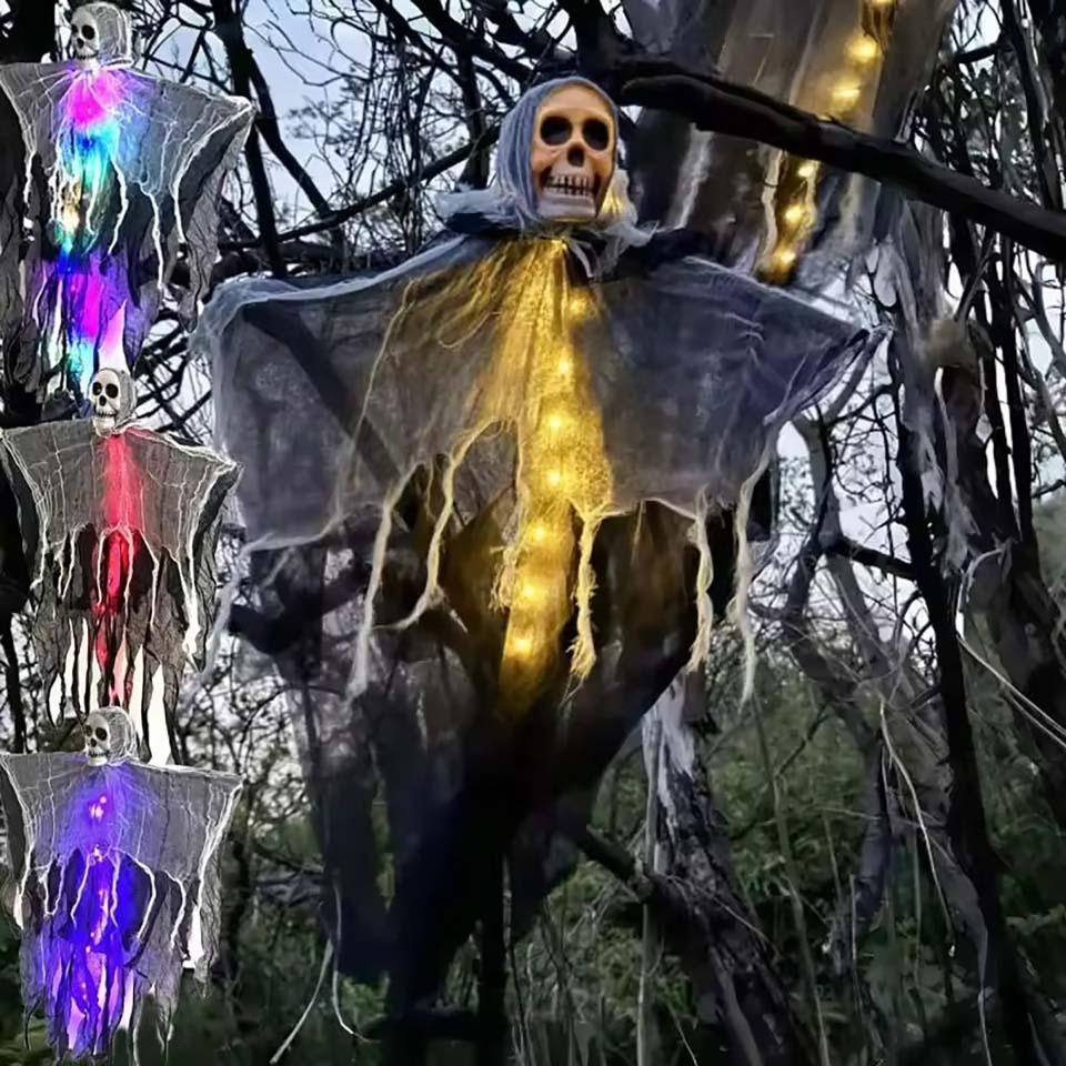 Halloween Skeleton Decoration - 1 pieza de fantasma colgante de
