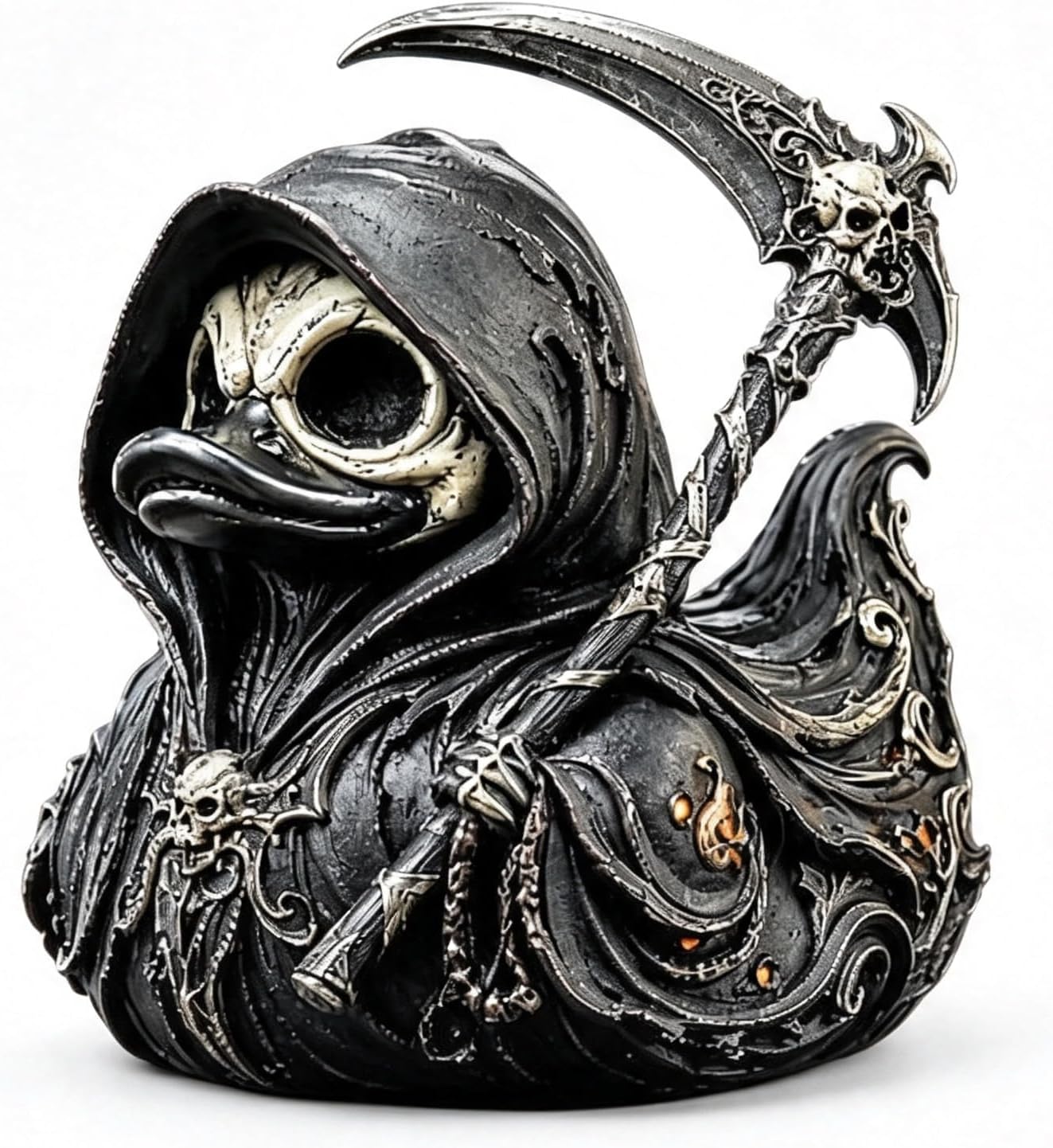 Halloween Skeleton Decoration - Pato Coleccionable Gótico Grim Reaper, Figura