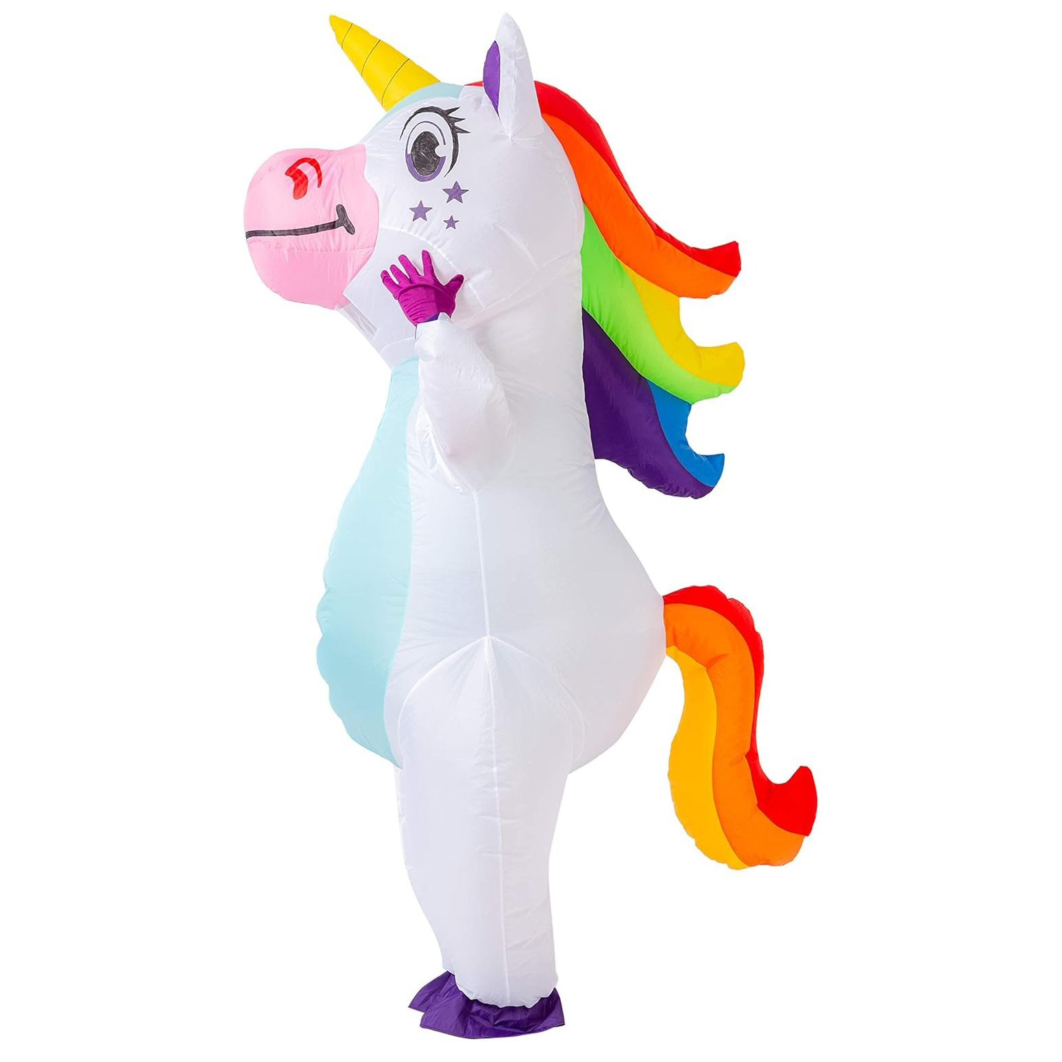 Halloween Costume Adult - Disfraz Inflable de Unicornio para Adultos,