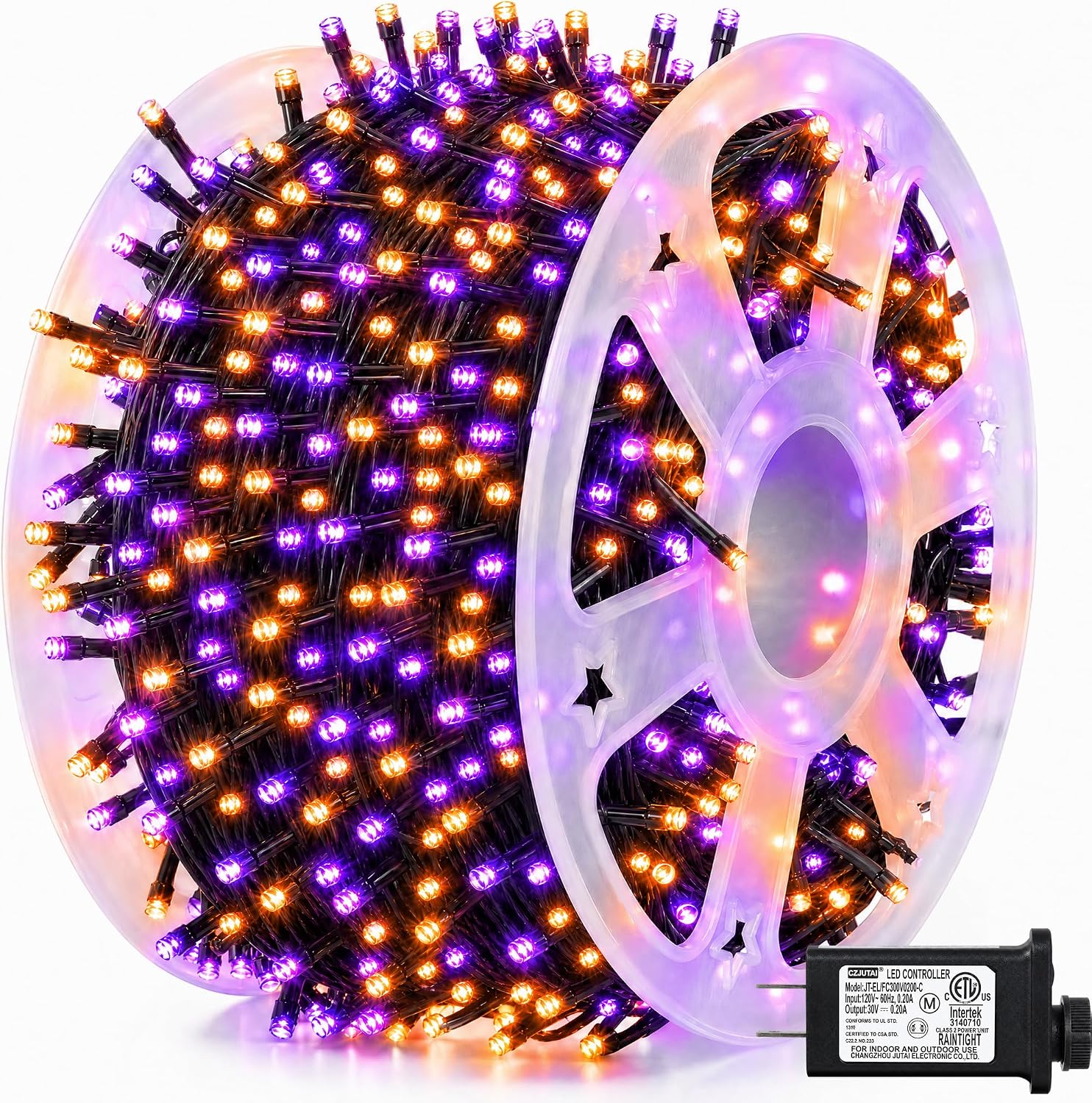 Halloween Led String Lights Orange - Luces de Cadena de Halloween Dazzle