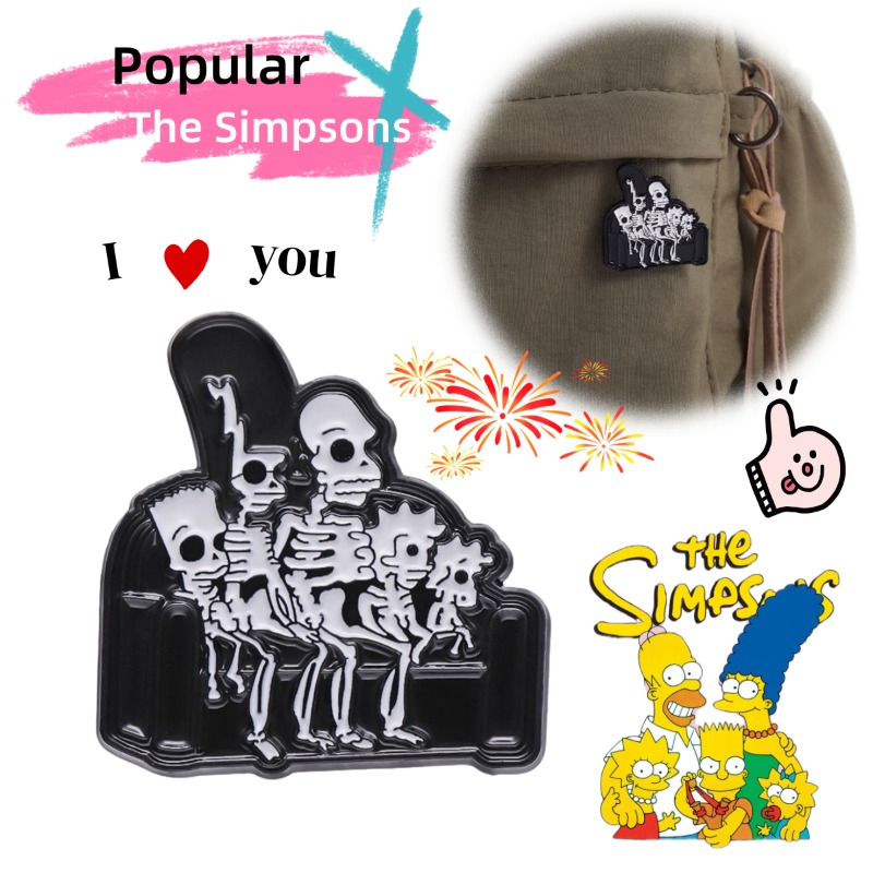 Halloween Skeleton Decoration - Nuevo Broche de Figura de Anime