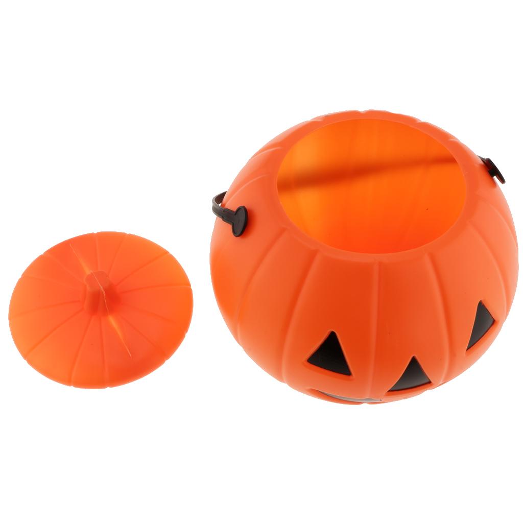 Cubo de caramelos de Halloween - Pumpkin Lantern Halloween reseña y precio