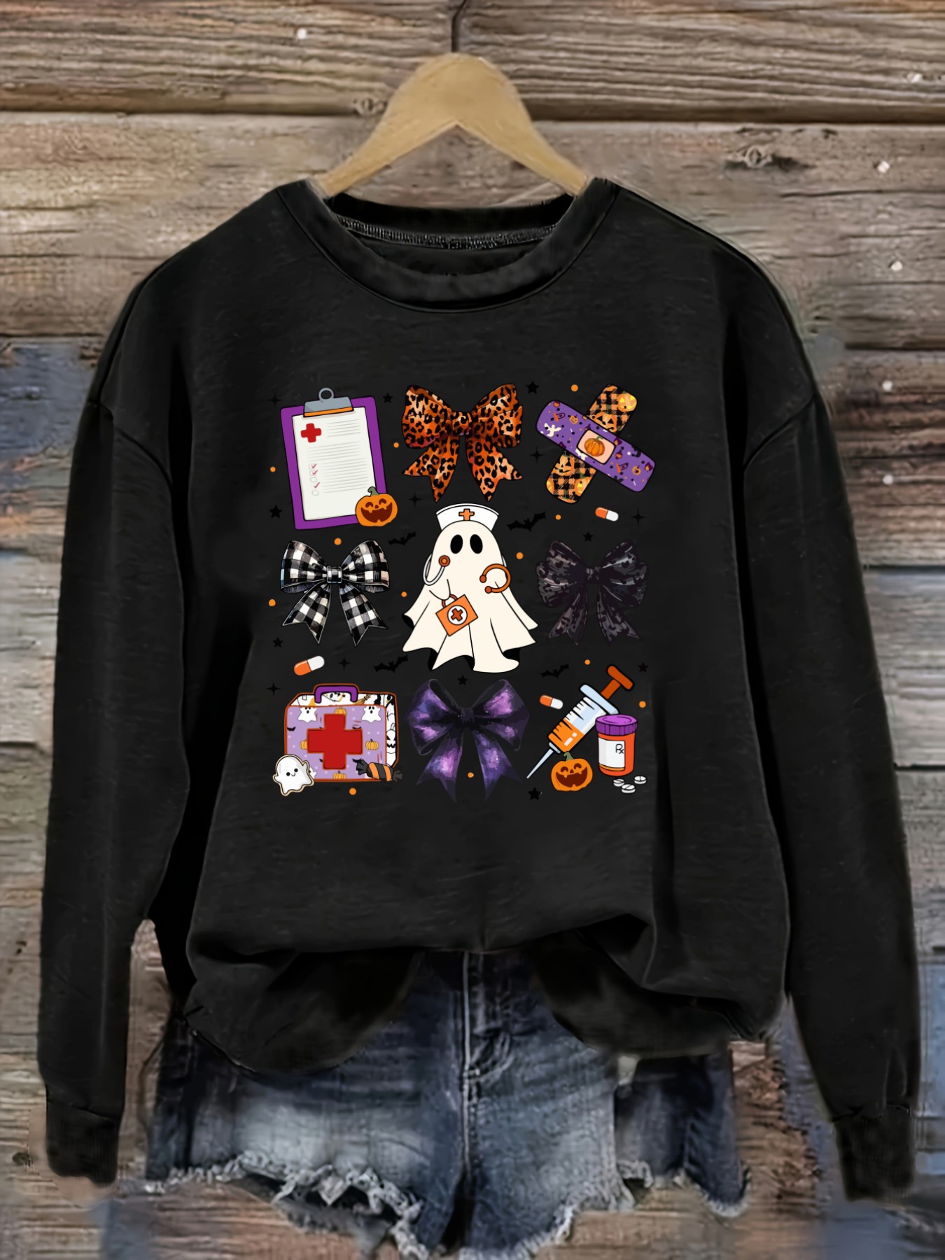 Camiseta Casual de Manga Larga - Halloween Costume Adult reseña y precio