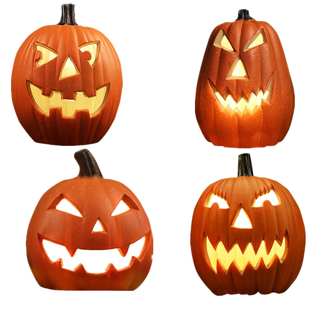 Linterna de calabaza Led para  - Halloween Pumpkin Decor Led reseña y precio