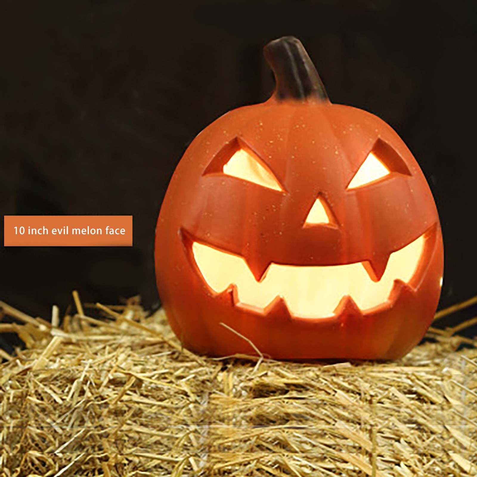 Linterna de calabaza Led para  - Halloween Pumpkin Decor Led reseña y precio