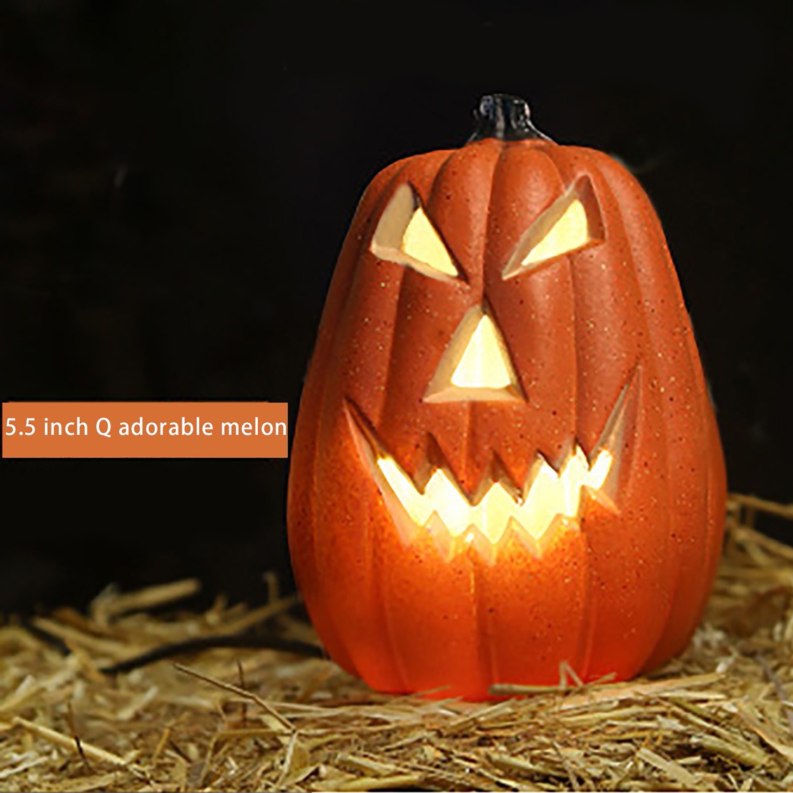 Linterna de calabaza Led para  - Halloween Pumpkin Decor Led reseña y precio