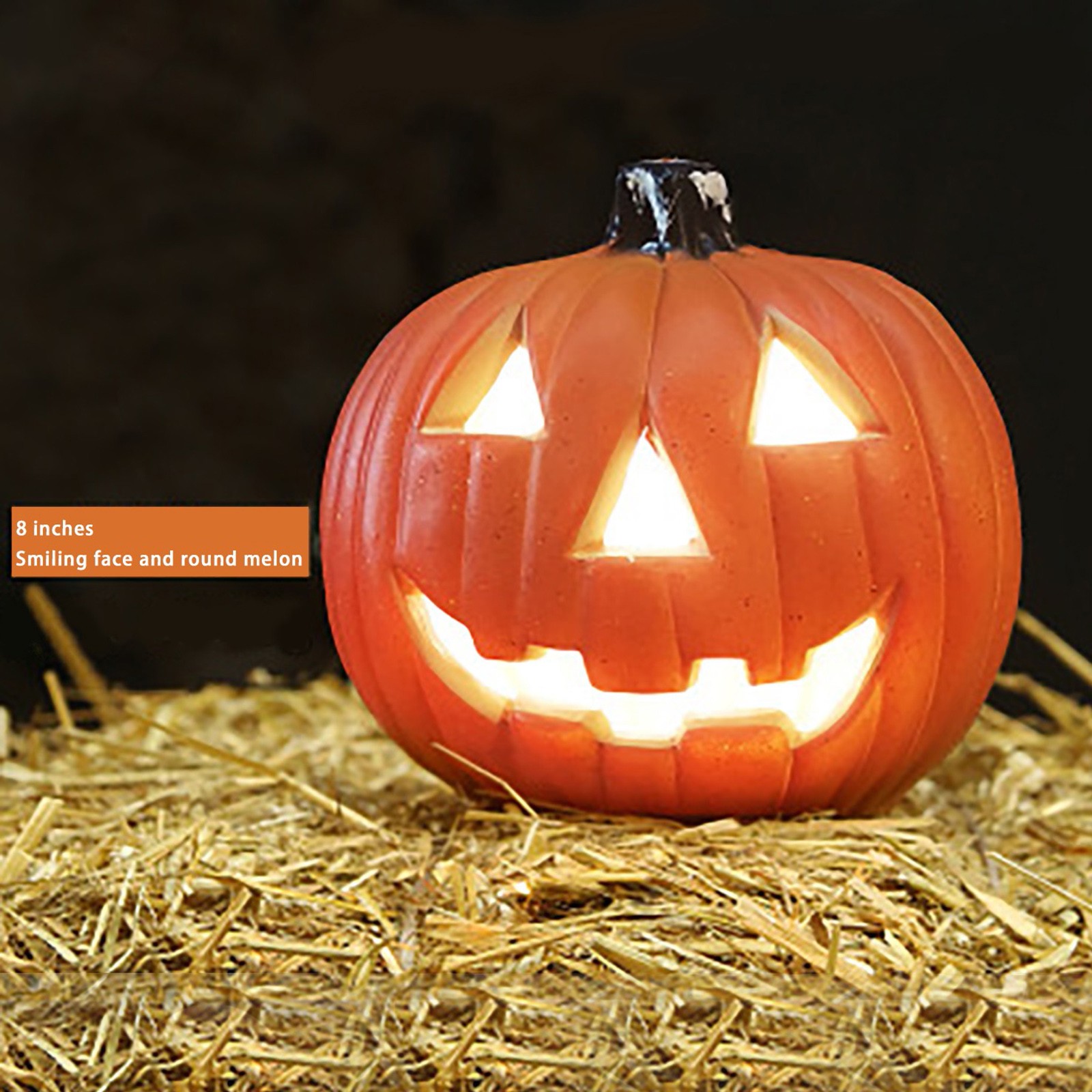 Linterna de calabaza Led para  - Halloween Pumpkin Decor Led reseña y precio
