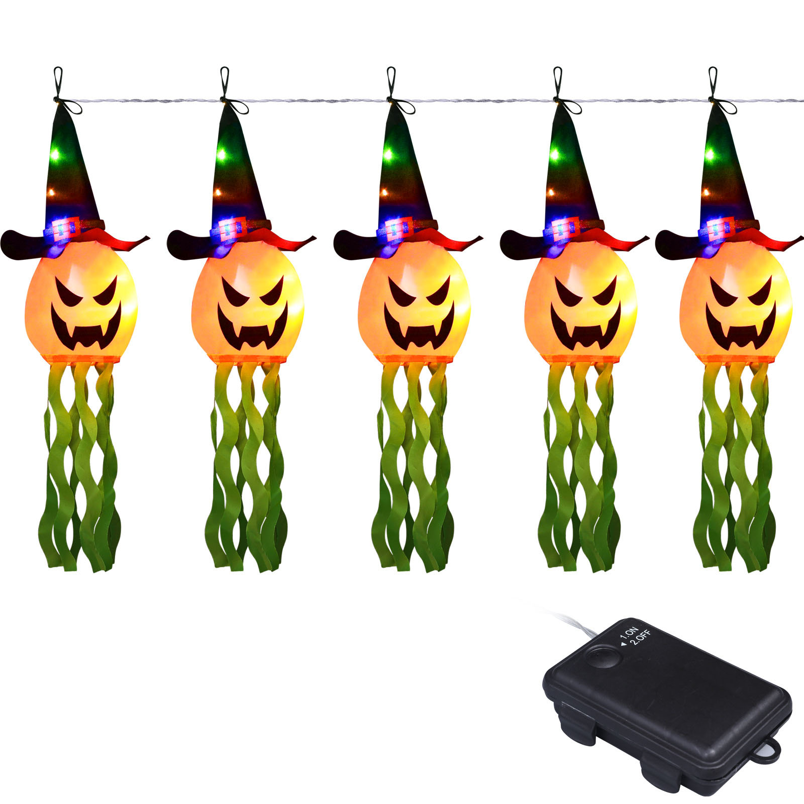 Luces decorativas de Halloween - Halloween Led String Lights Orange reseña y precio