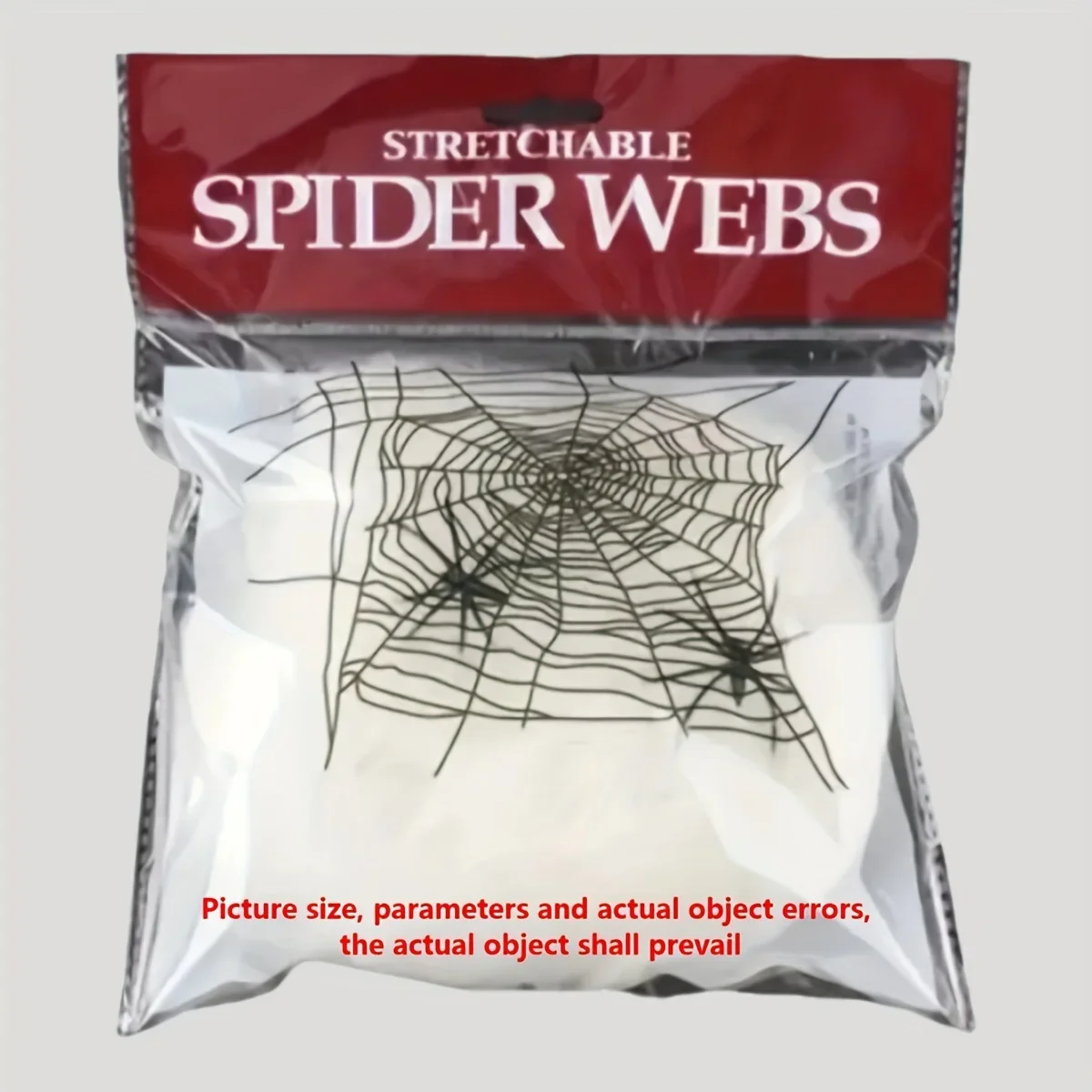 Telarañas elásticas con 2 arañ - Spider Web Halloween Decoration reseña y precio