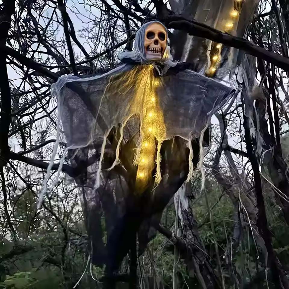 1 pieza de fantasma colgante d - Halloween Skeleton Decoration reseña y precio