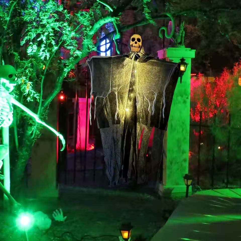 1 pieza de fantasma colgante d - Halloween Skeleton Decoration reseña y precio