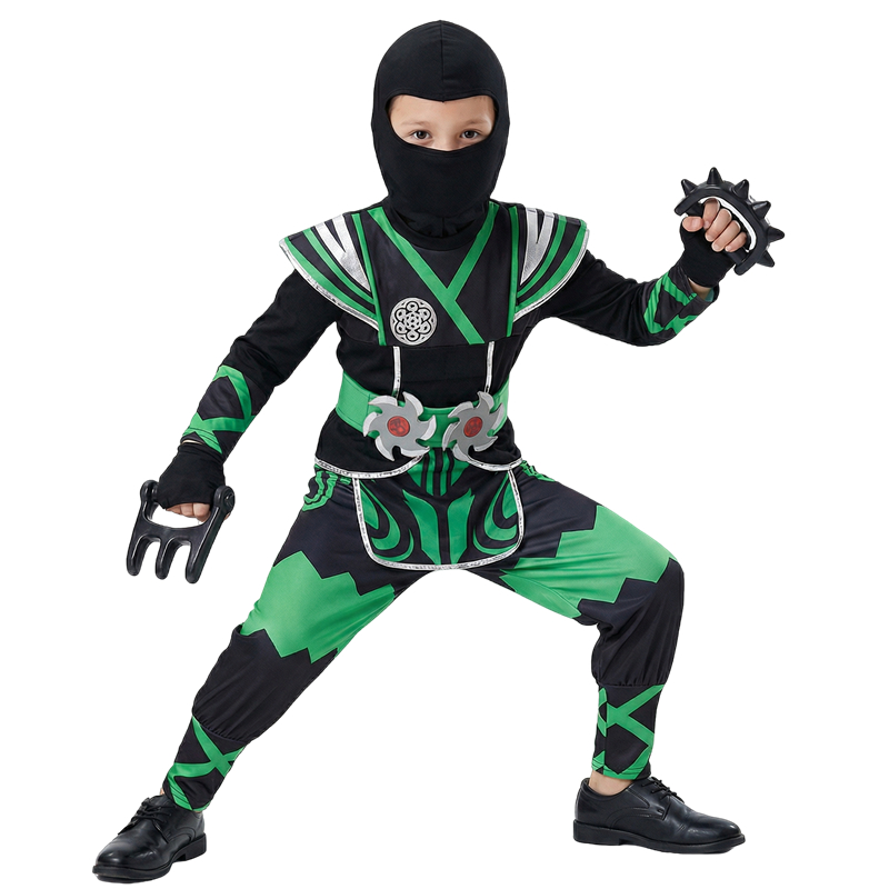 Conjunto de disfraz de ninja j - Halloween Costume Kids reseña y precio