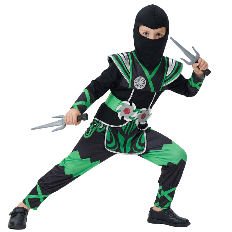 Conjunto de disfraz de ninja j - Halloween Costume Kids reseña y precio