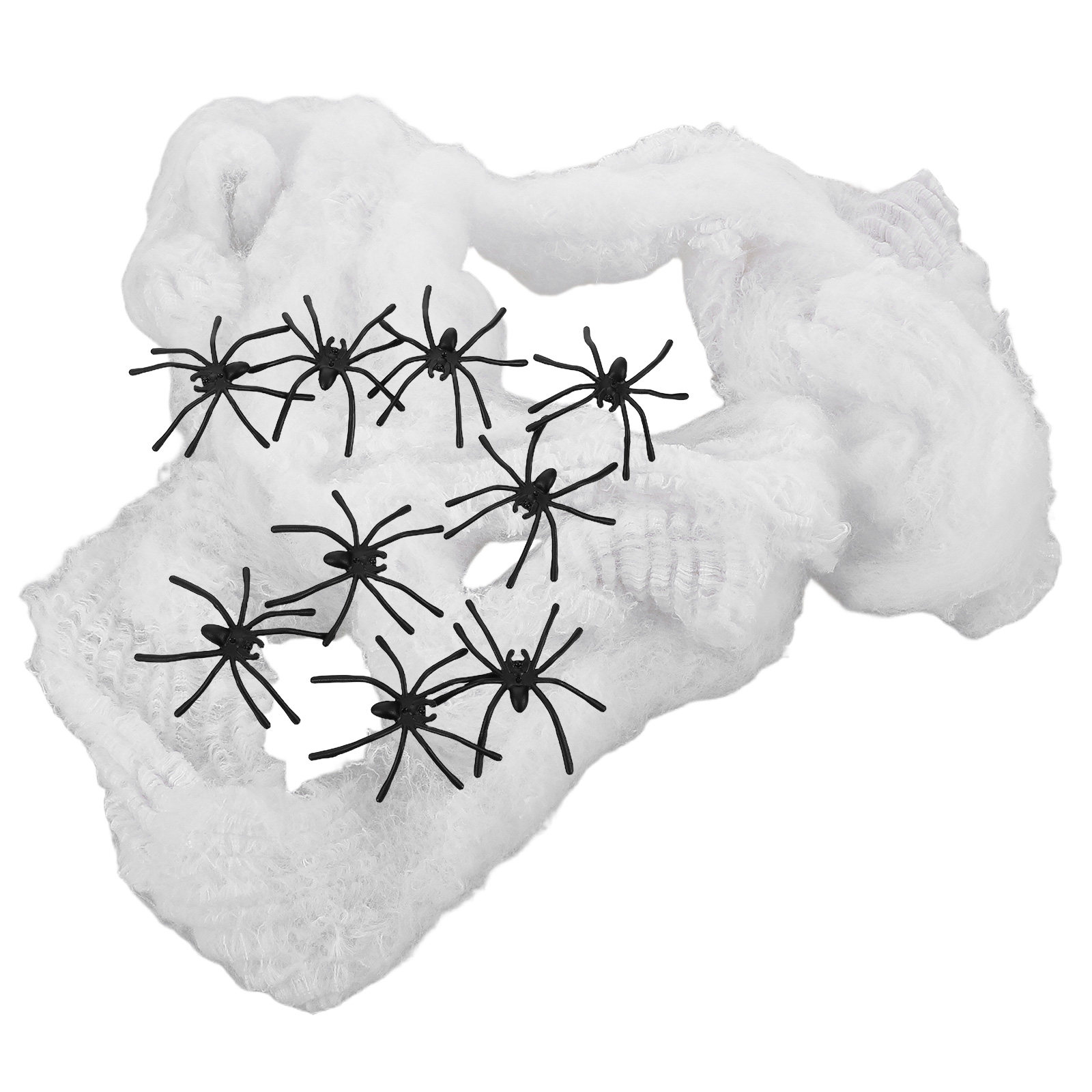 1 juego de decoración de telar - Spider Web Halloween Decoration reseña y precio