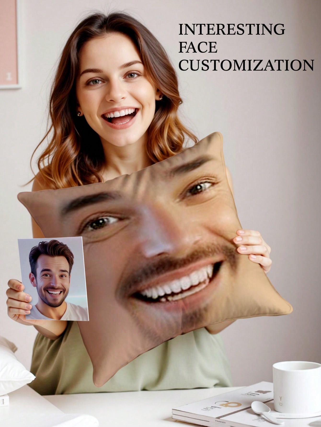 1 Almohada Cuadrada Personaliz - Halloween Party Supplies reseña y precio