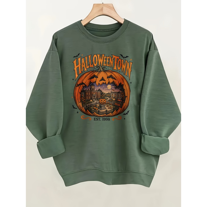 Escena de pueblo de Halloween  - Pumpkin Lantern Halloween reseña y precio
