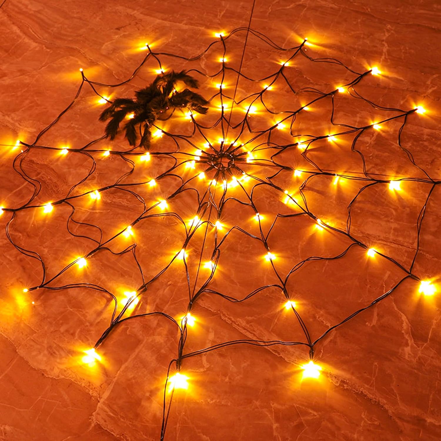 1-4PCS Guirnalda de Luces LED  - Halloween Led String Lights Orange reseña y precio