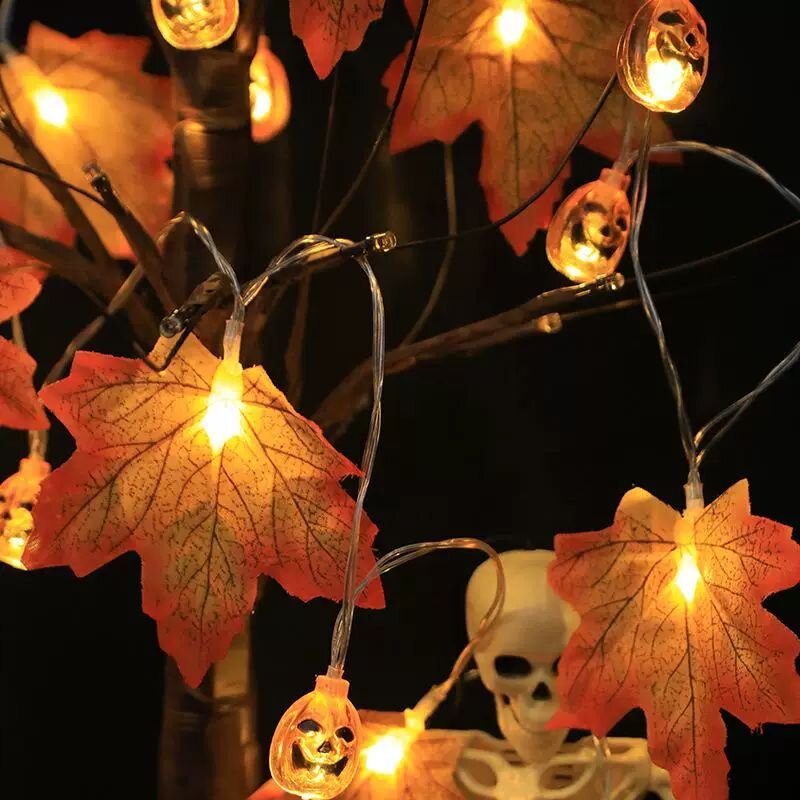 Guirnalda de luces LED de Hall - Halloween Led String Lights Orange reseña y precio