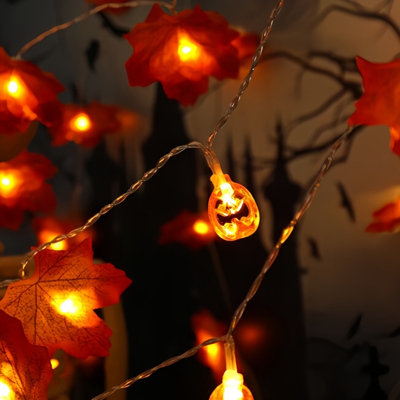 Guirnalda de luces LED de Hall - Halloween Led String Lights Orange reseña y precio