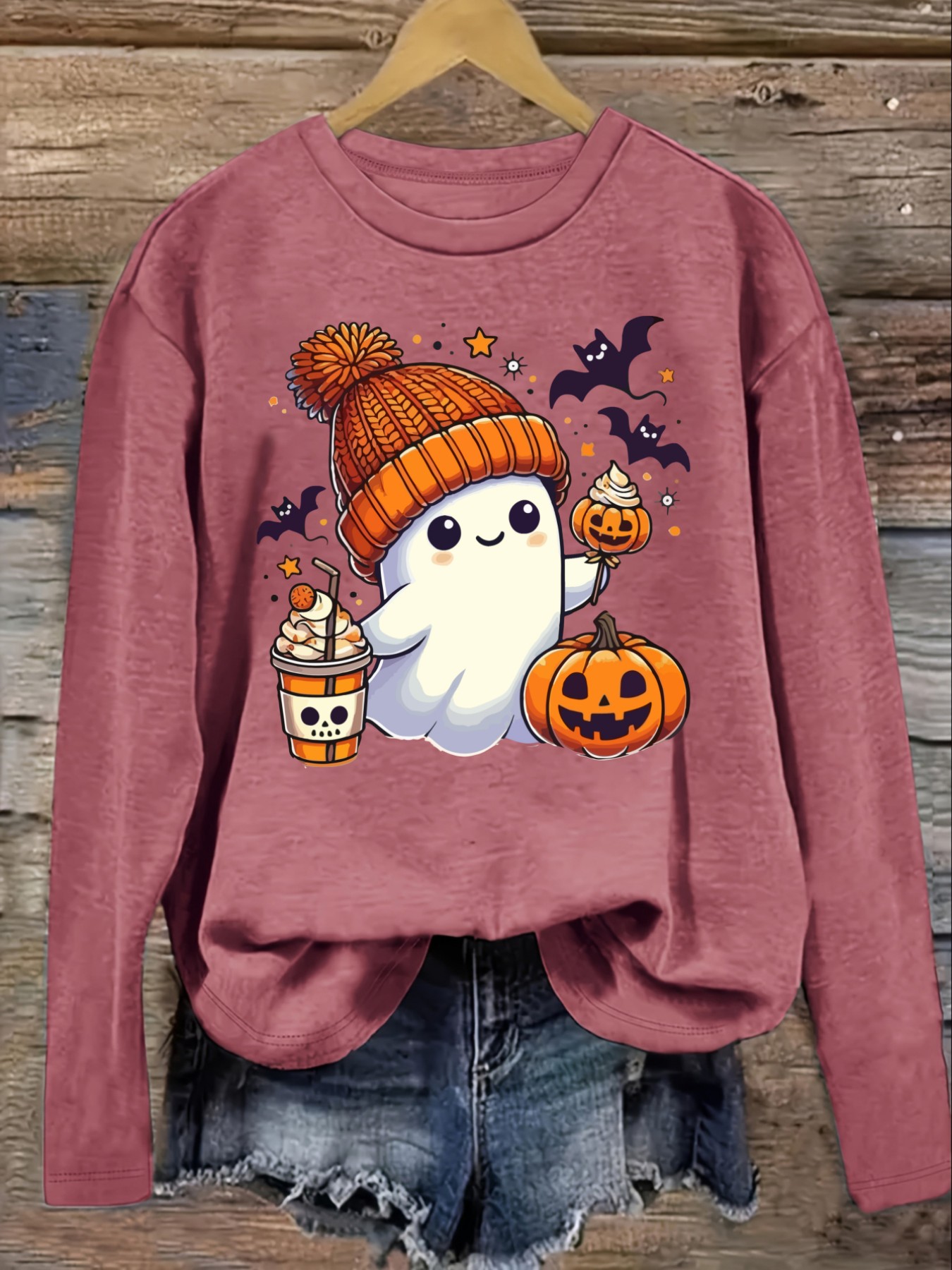 Camiseta Casual de Manga Larga - Halloween Costume Adult reseña y precio