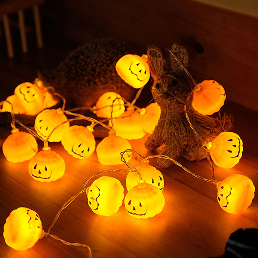 Guirnalda de luces LED de cala - Halloween Led String Lights Orange reseña y precio