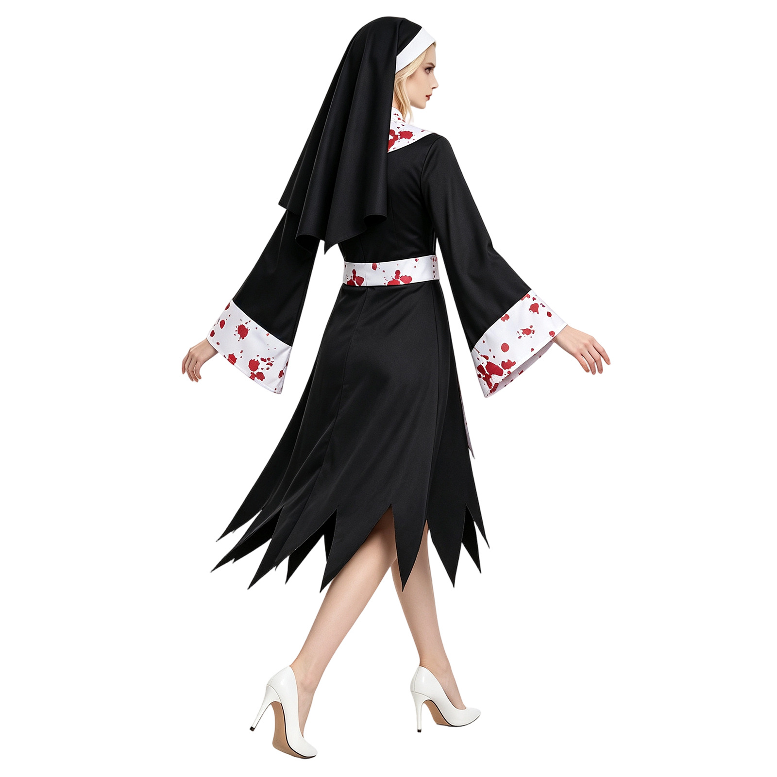 Disfraz de Monja Oscura Aterra - Halloween Costume Kids reseña y precio