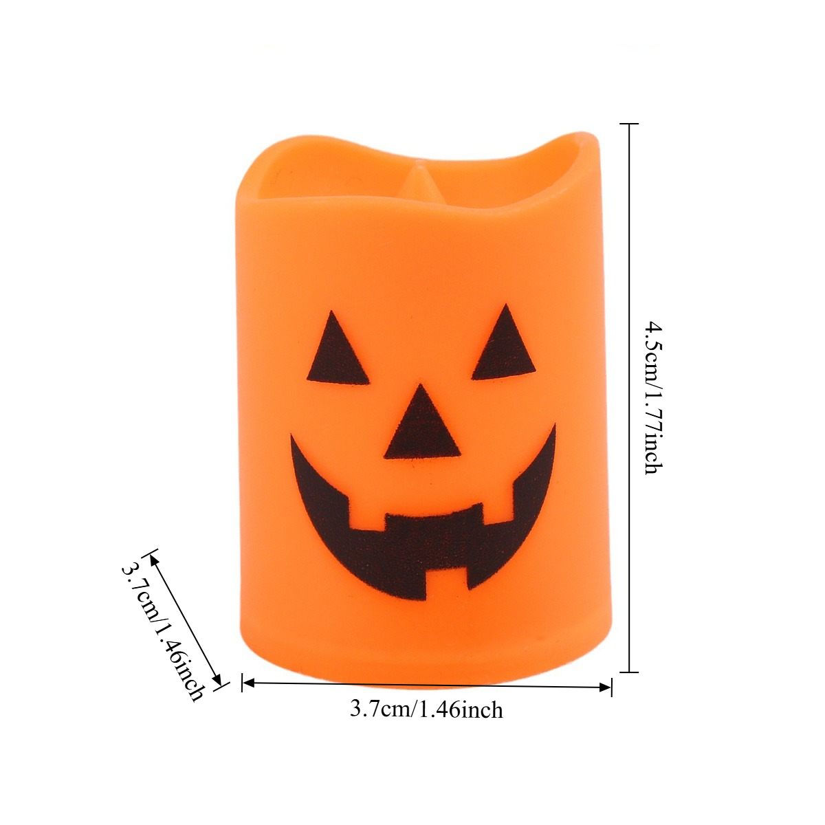 Juego de 6 Velas LED de Calaba - Halloween Pumpkin Decor Led reseña y precio