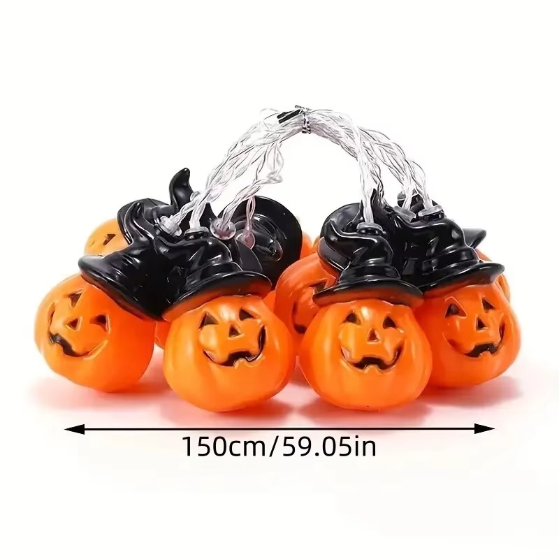 Guirnalda de luces de hadas co - Halloween Led String Lights Orange reseña y precio