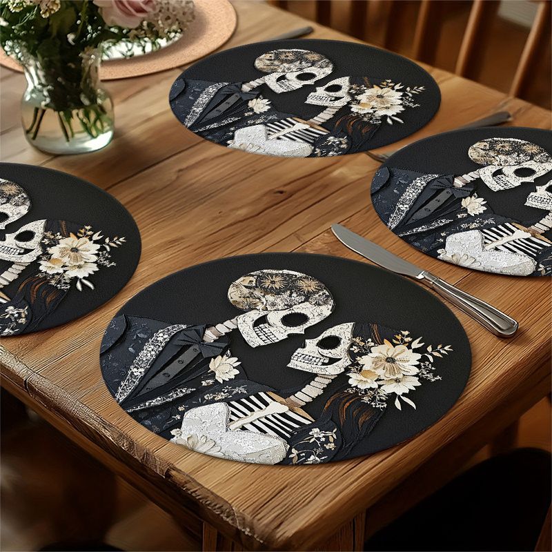 VIKAMA Tapete de Mesa Retro co - Halloween Skeleton Decoration reseña y precio