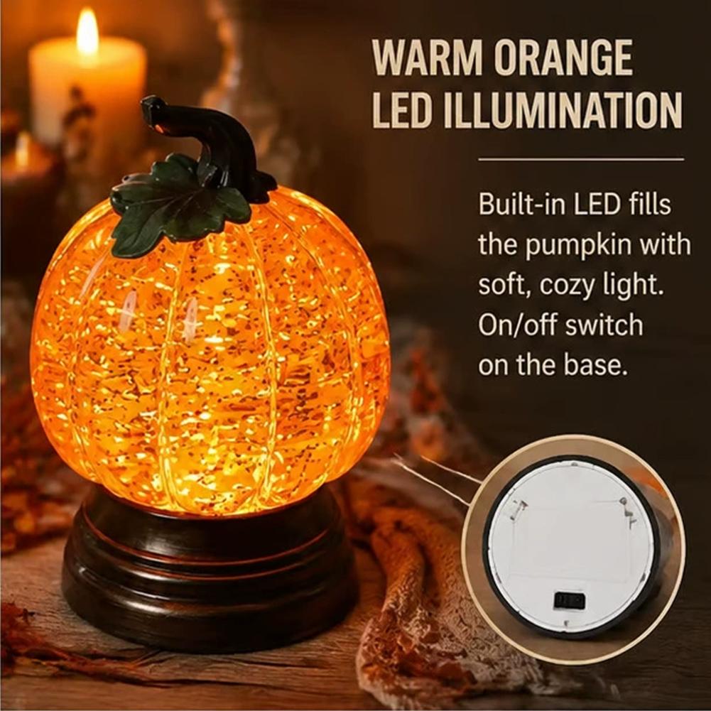 Lámpara de resina con forma de - Halloween Pumpkin Decor Led reseña y precio