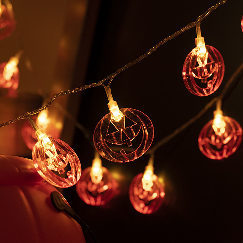 Luces de cadena con forma de c - Halloween Pumpkin Decor Led reseña y precio