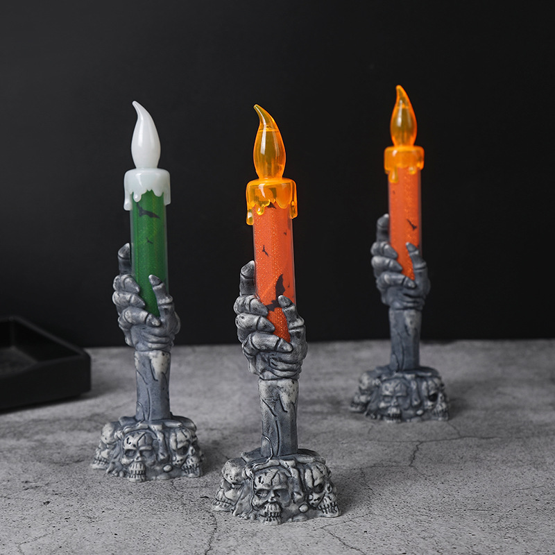 Luz LED de Halloween: Vela Fan - Halloween Pumpkin Decor Led reseña y precio